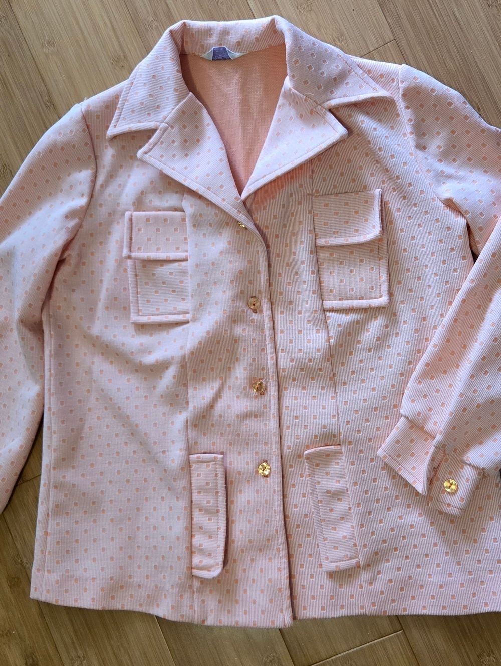 True Vintage 60's Two-Piece Wide Leg Set - Picture 2 of 8